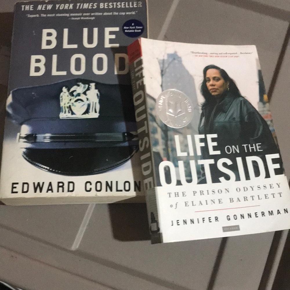 2 true story books about criminal (in)justice. Amazing reads!! Read desc euc